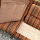 Vintage Scandinavian living room from the 1970s in teak and fabric.