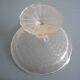 old glass bowl on foot pressed glass compote art deco old glass bowl dish