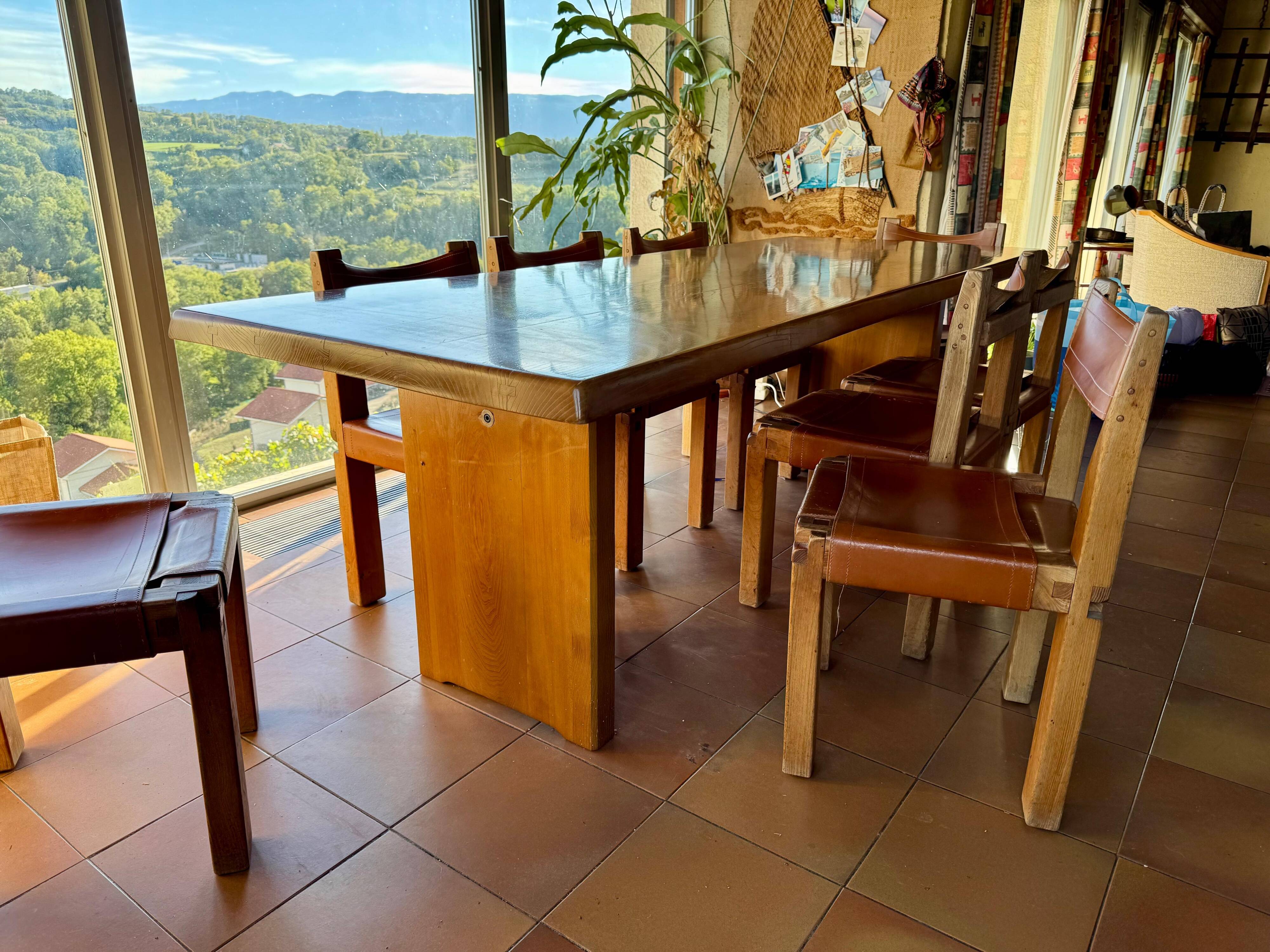 Ensemble table T14D et chaises S11 Chapo