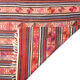 Anatolian handmade kilim rug 221 x 141 cm