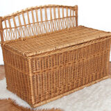 Bench wicker trunk