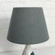 Hand painted ceramic table lamp, Mid-Century, Italy 1950s
