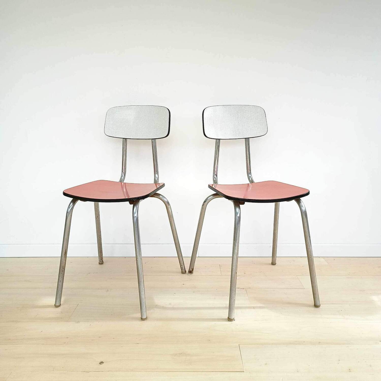 Pair of Formica chairs
