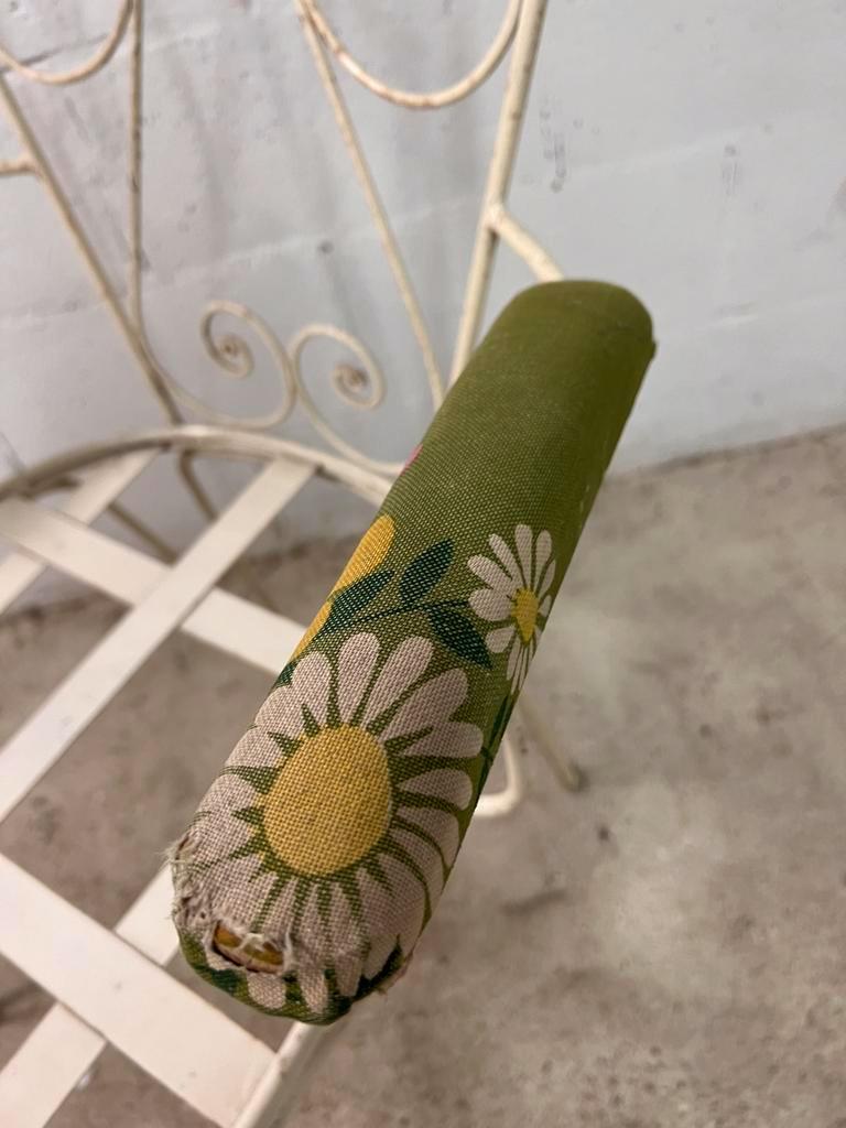 Vintage iron garden chair