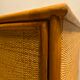 Vintage bamboo and rattan wardrobe, 1970s