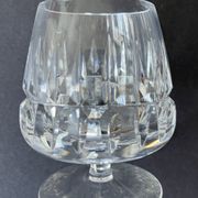 Deux verres à alcool en cristal