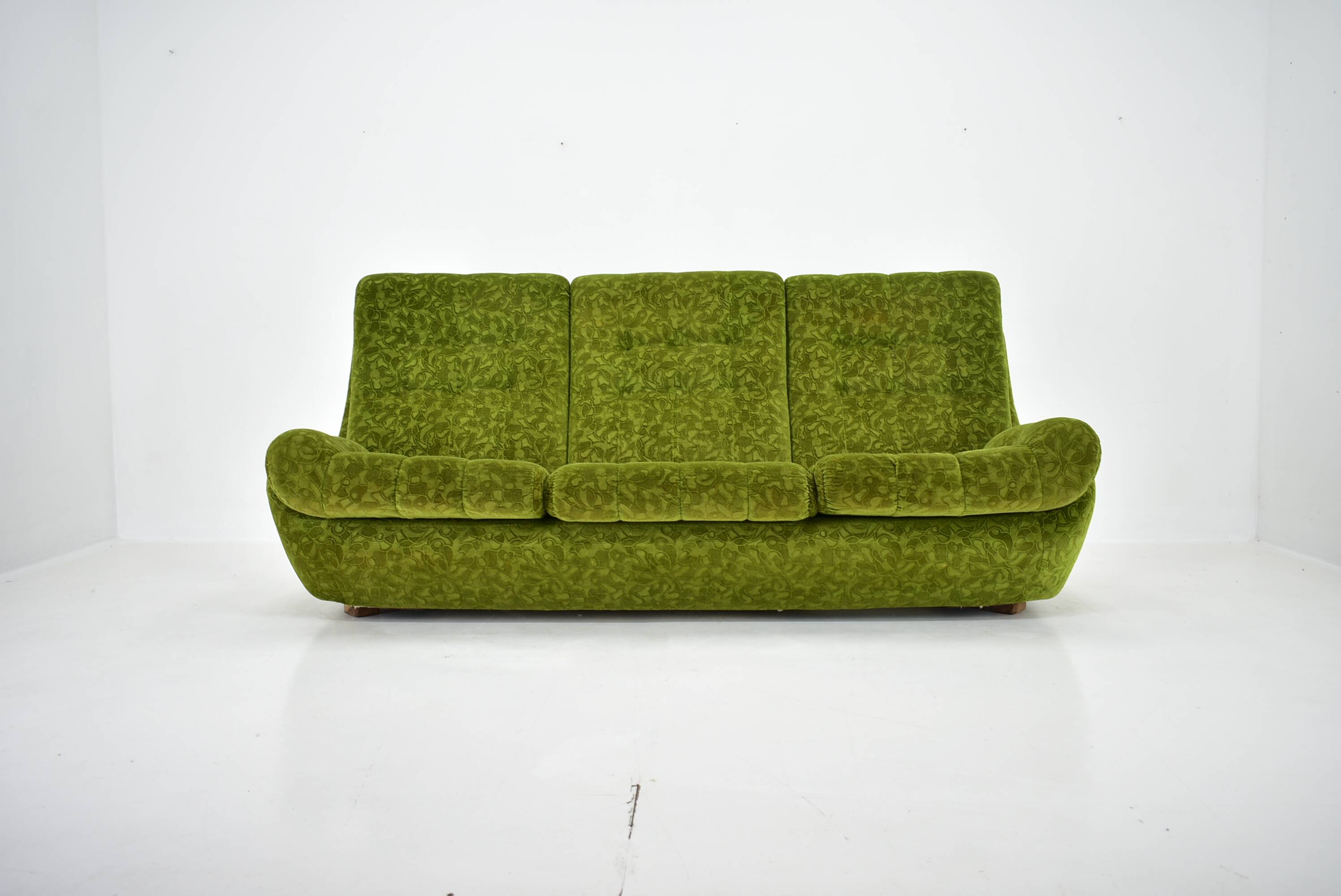 Big Design Three-Seat Sofa Atlantis,Czechoslovakia 1970s