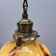 Lampe art déco en glaçure opaline Verreries de Scailmont Henri Heemskerk België