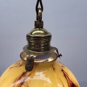 Art Deco lamp in opaline glaze Verreries de Scailmont Henri Heemskerk Belgium