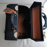Vanity case old Bergo Aubusson black