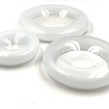 Vide poche en cristal "Pomeri", Eleonore Peduzzi Riva, Vistosi Murano Italie, 1972