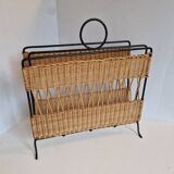 Rattan magazine holder Raoul Guys