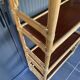 Vintage 1970s rattan bookshelf