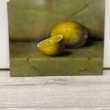 Pair of paintings "Oranges" and "Citrons"