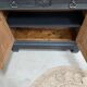 Louis-Philippe style black patina sideboard (restored)