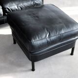 vintage sofa + ottoman | sitting area | A. Citterio | Moroso