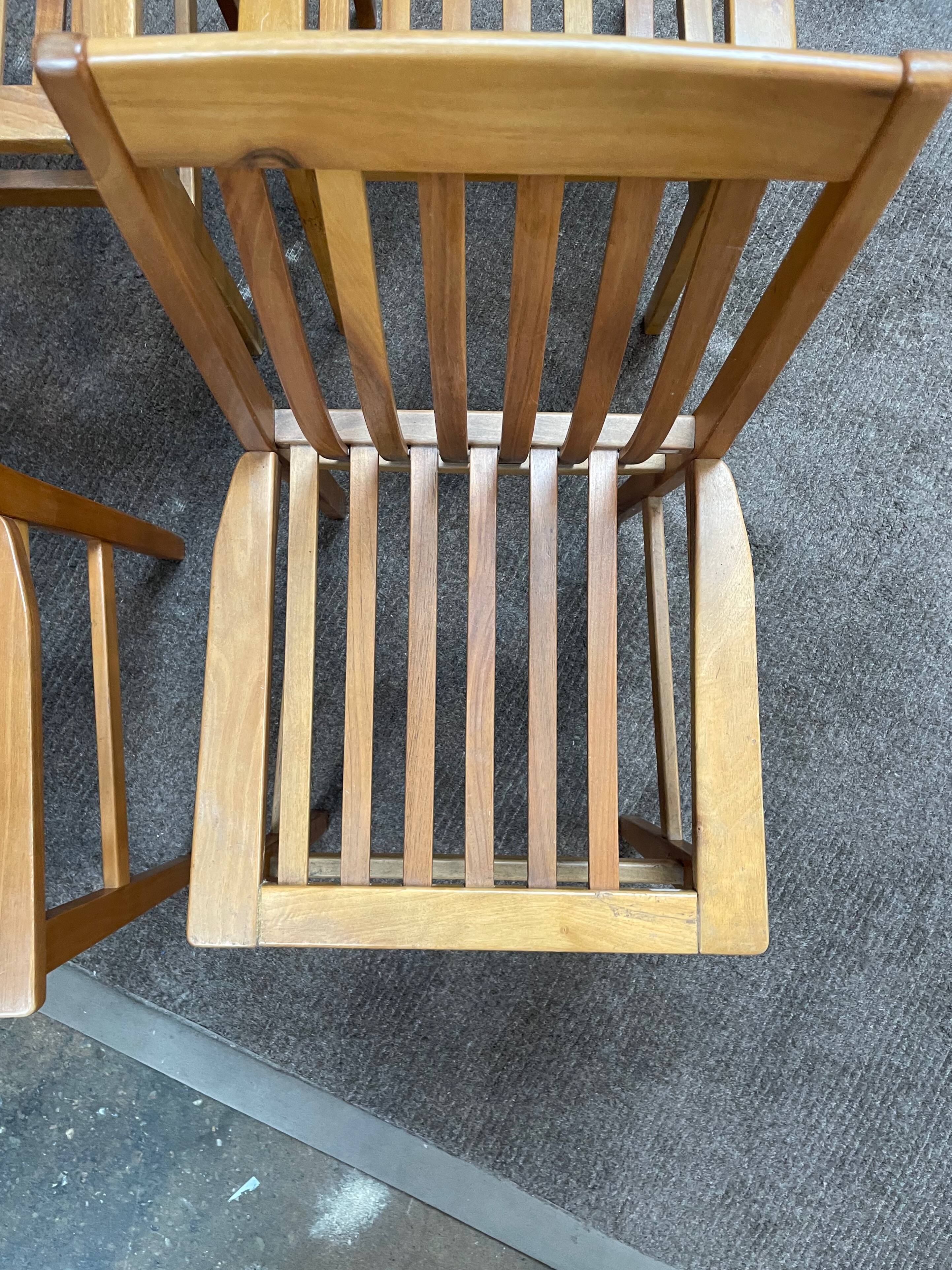 Set of 6 “Milano” model chairs by Aldo Rossi, Molteni edition.