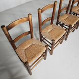 Farmhouse dining chairs, Spain 1970s