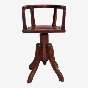 1930s, scandinavian art deco chair, swivel armchair, original condition