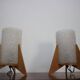 Pair of Midcentury Table Lamps, Rockets, Pokrok Zilina, 1970s
