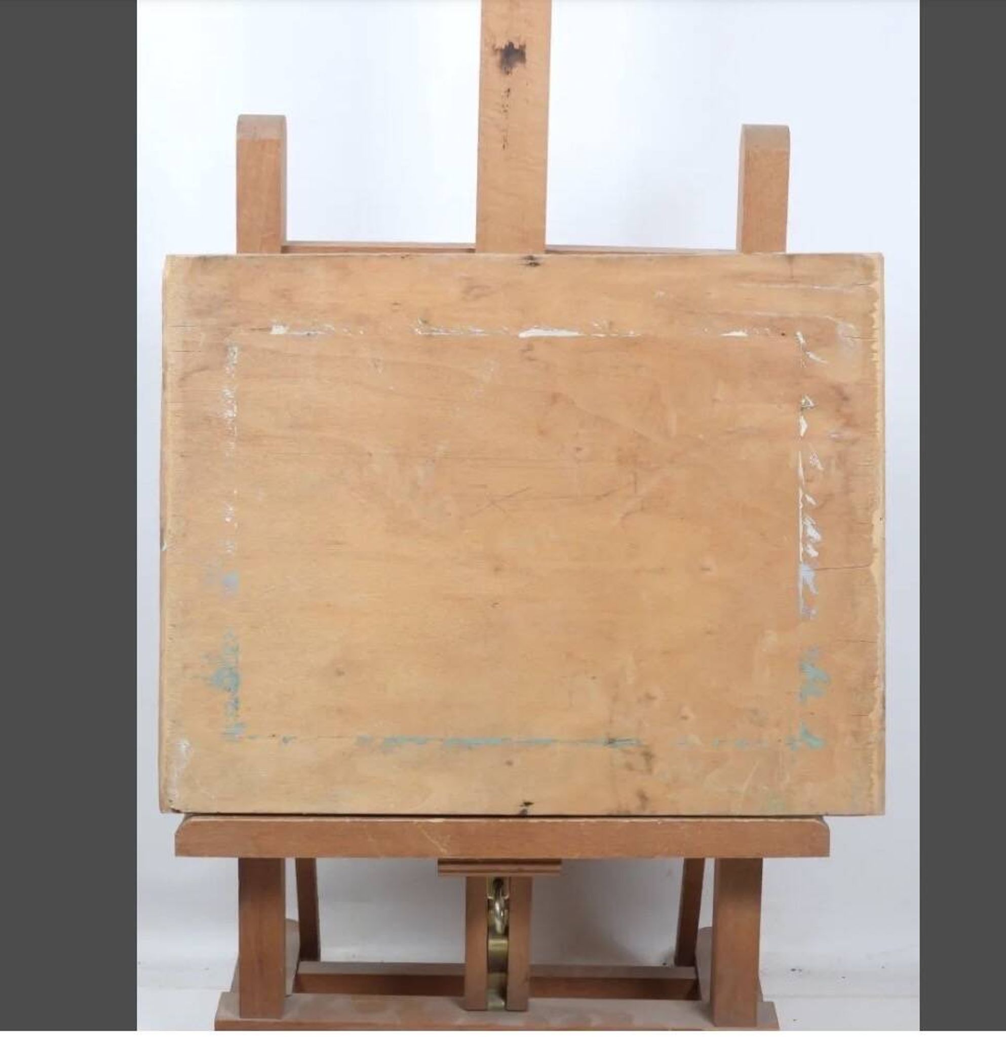 Huile sur panneau "Bord de mer", Maurice Bonin 1951