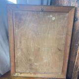 Painting on wood, mimosas, Belli