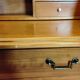 Wooden curtain secretary
