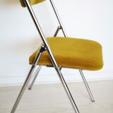 Chaise pliante chromé 70's