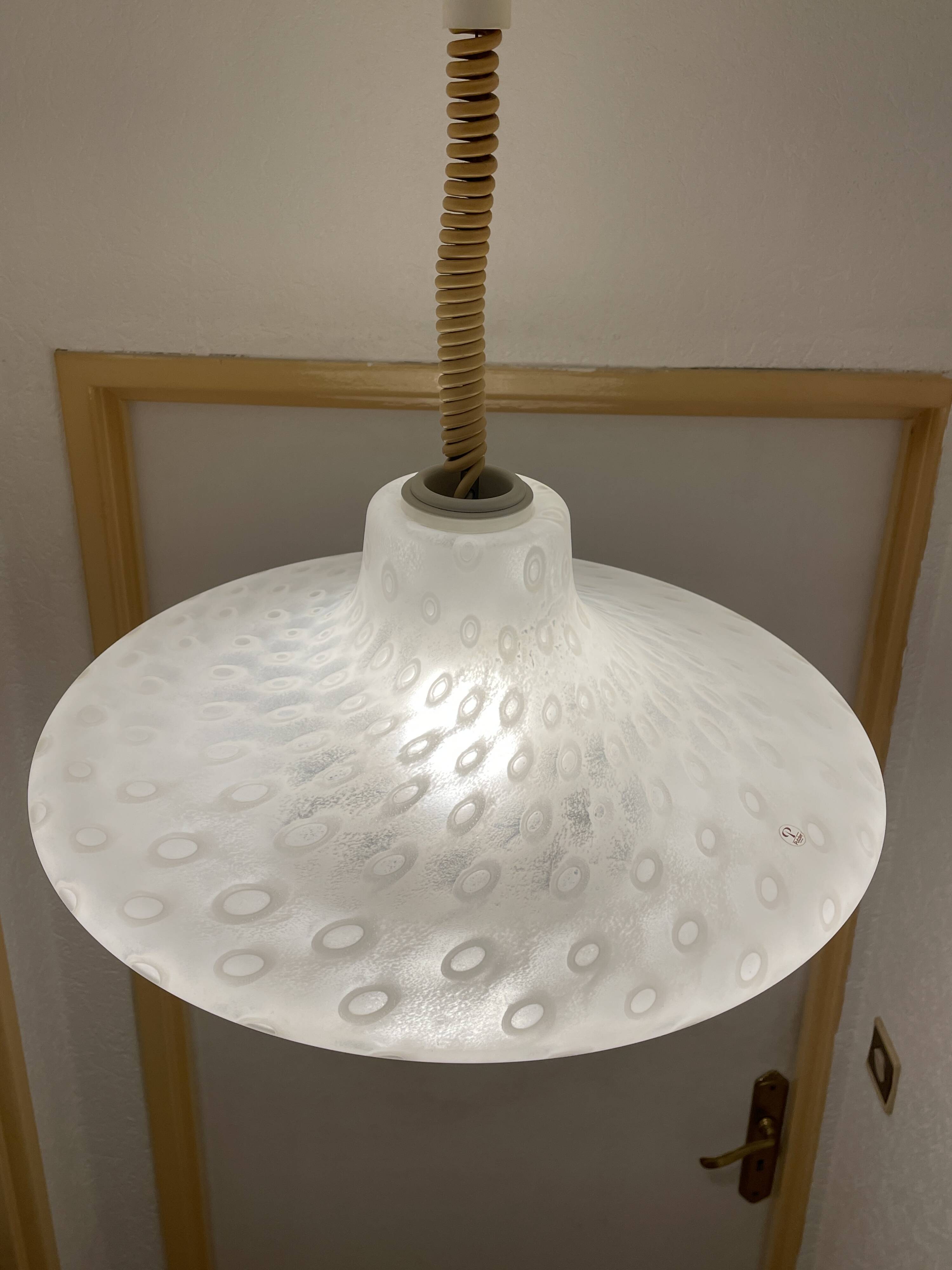Peill & Putzler Ufo XL glass pendant light, Germany