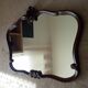 Pair of large antique Rococo style Louis XV mirrors in carved solid wood.