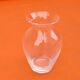 1970s Violet vase Clear glass