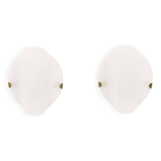 Italian mid-century Murano wall lamps by Zonca, 1970s | set of 2