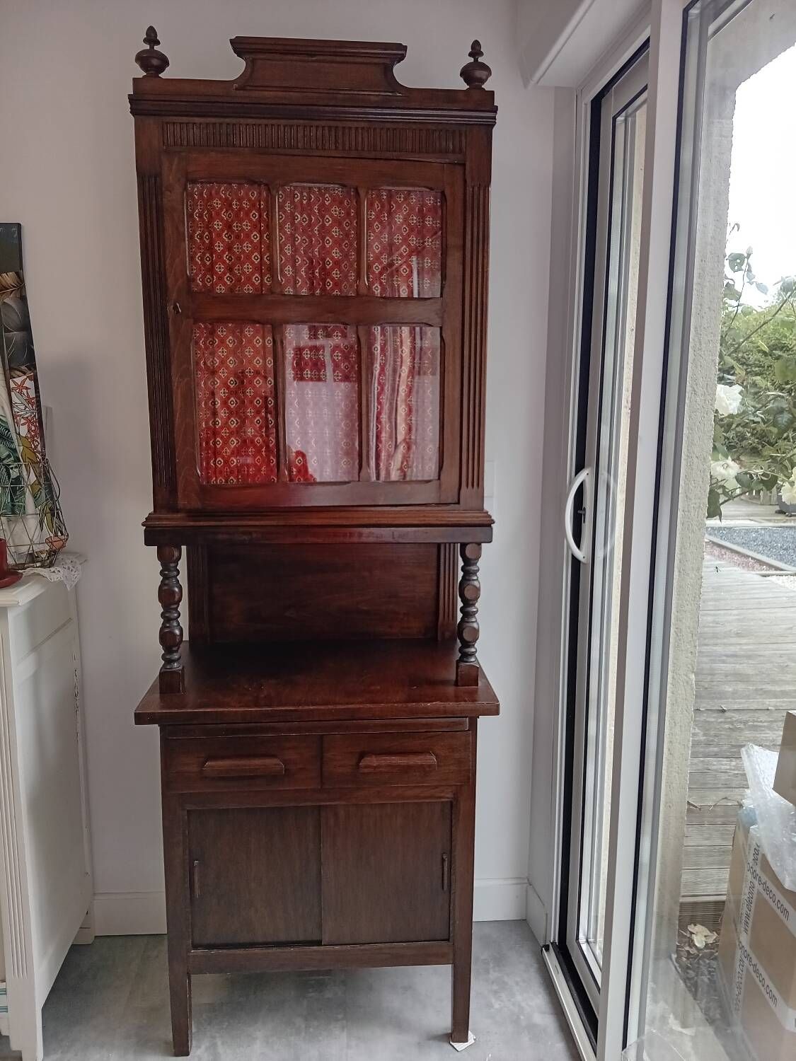 Brasserie furniture, wooden dresser