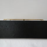 Vintage wooden and brass umbrella holder