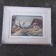 Carved wood painting, chalet decor by f raugel (popular art)