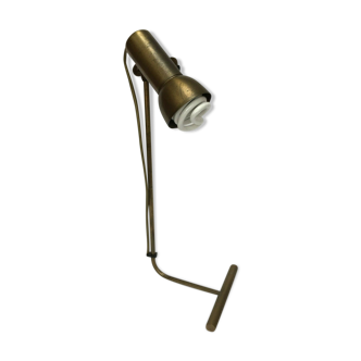 Tilt balances metal brass lamp dore vintage 1960