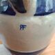 Large pitcher vase in Malicorne sandstone signed Roger François