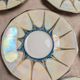 Art Deco coffee service Limoges Unique signed Pailles – 27 pieces in iridescent porcelain