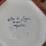 Pair of candlesticks Moustiers