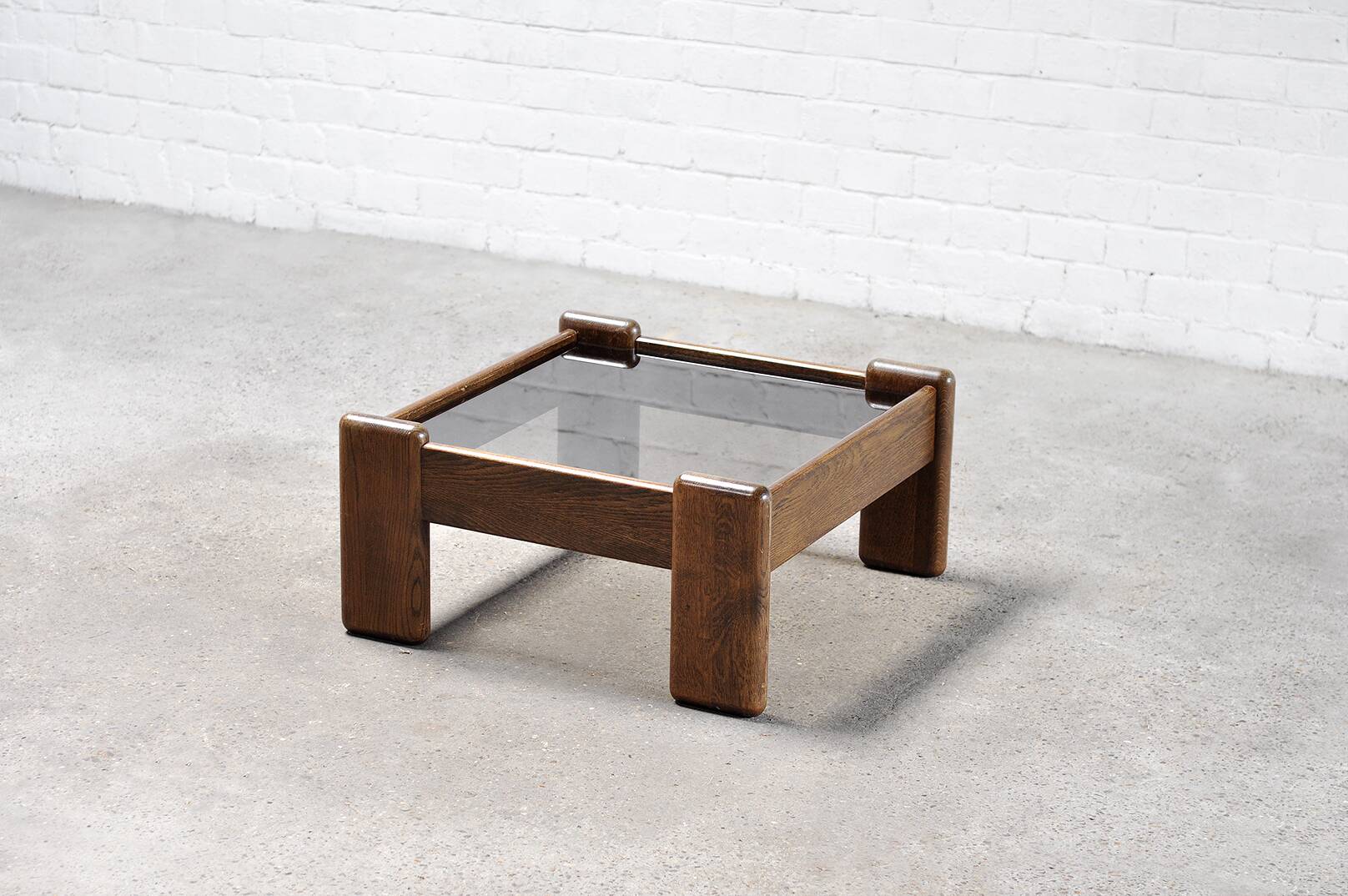Vintage Italian Modernist Coffee Table in the style of Tobia Scarpa, 1960s