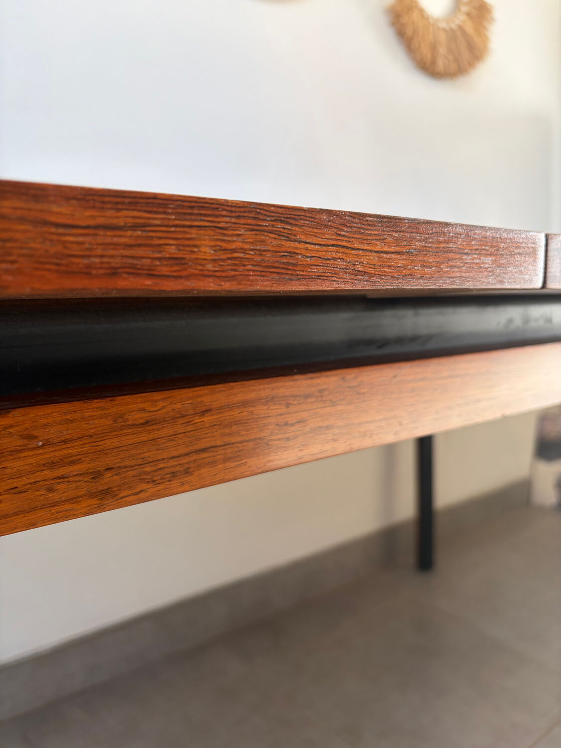 Vintage designer extendable table