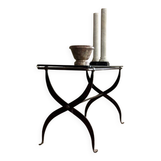 Wrought iron workshop table from around 1900