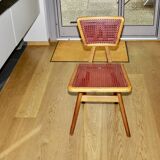 Rare vintage chair by pierre cruège for roset