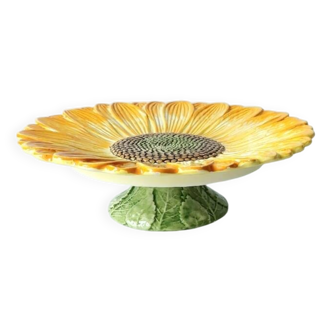 Sunflower display dish vintage tableware