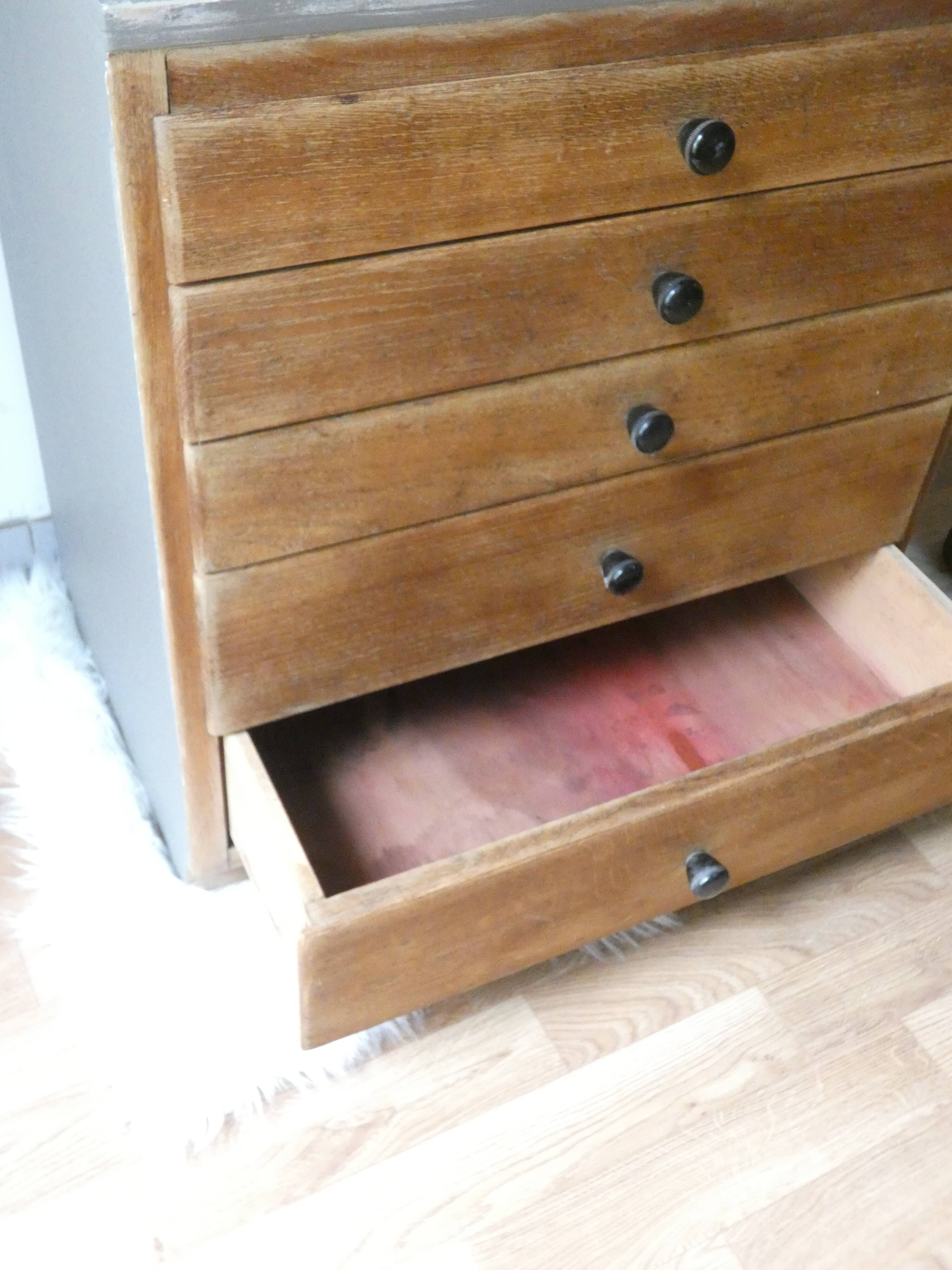 Commode en bois