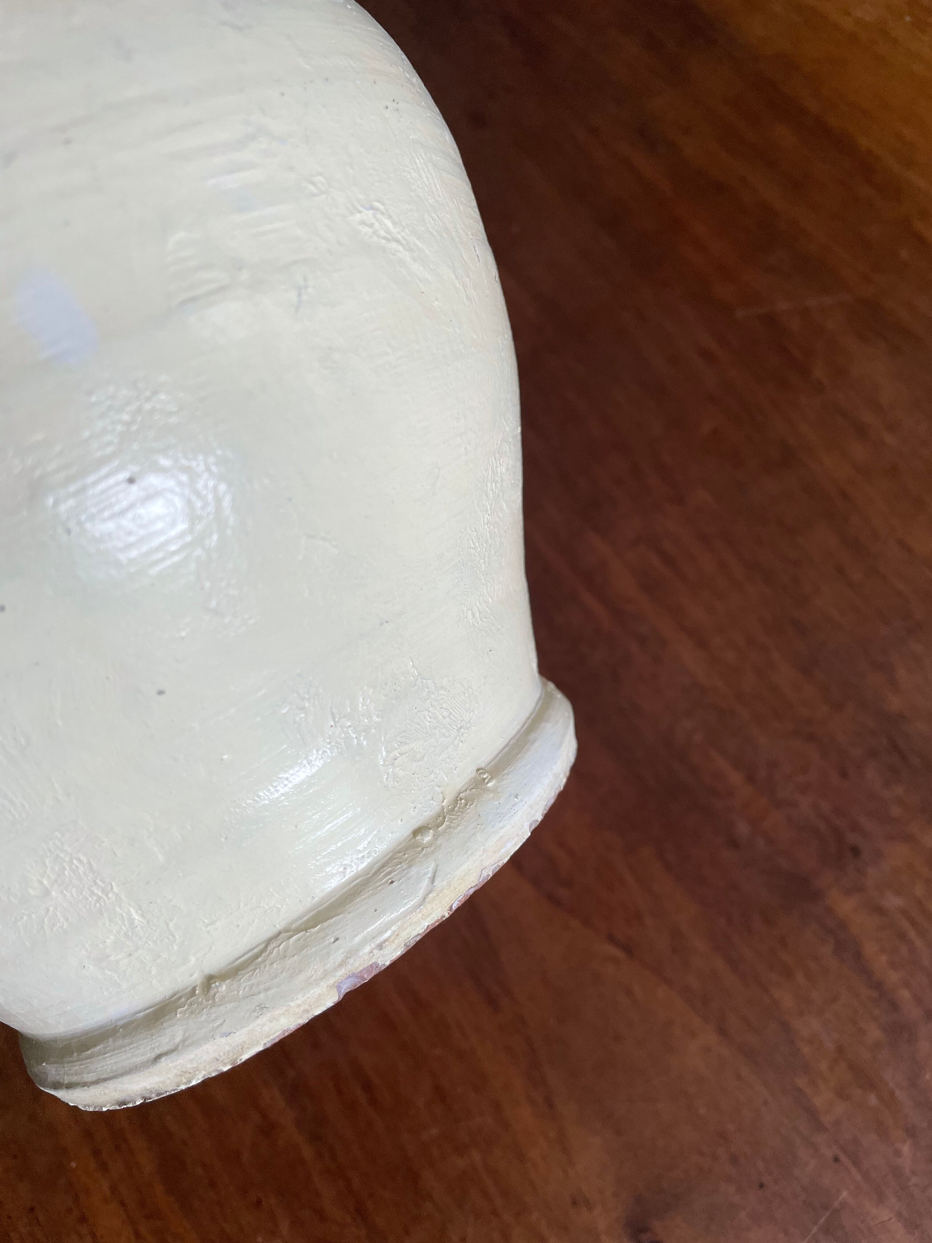 Terracotta amphora vase