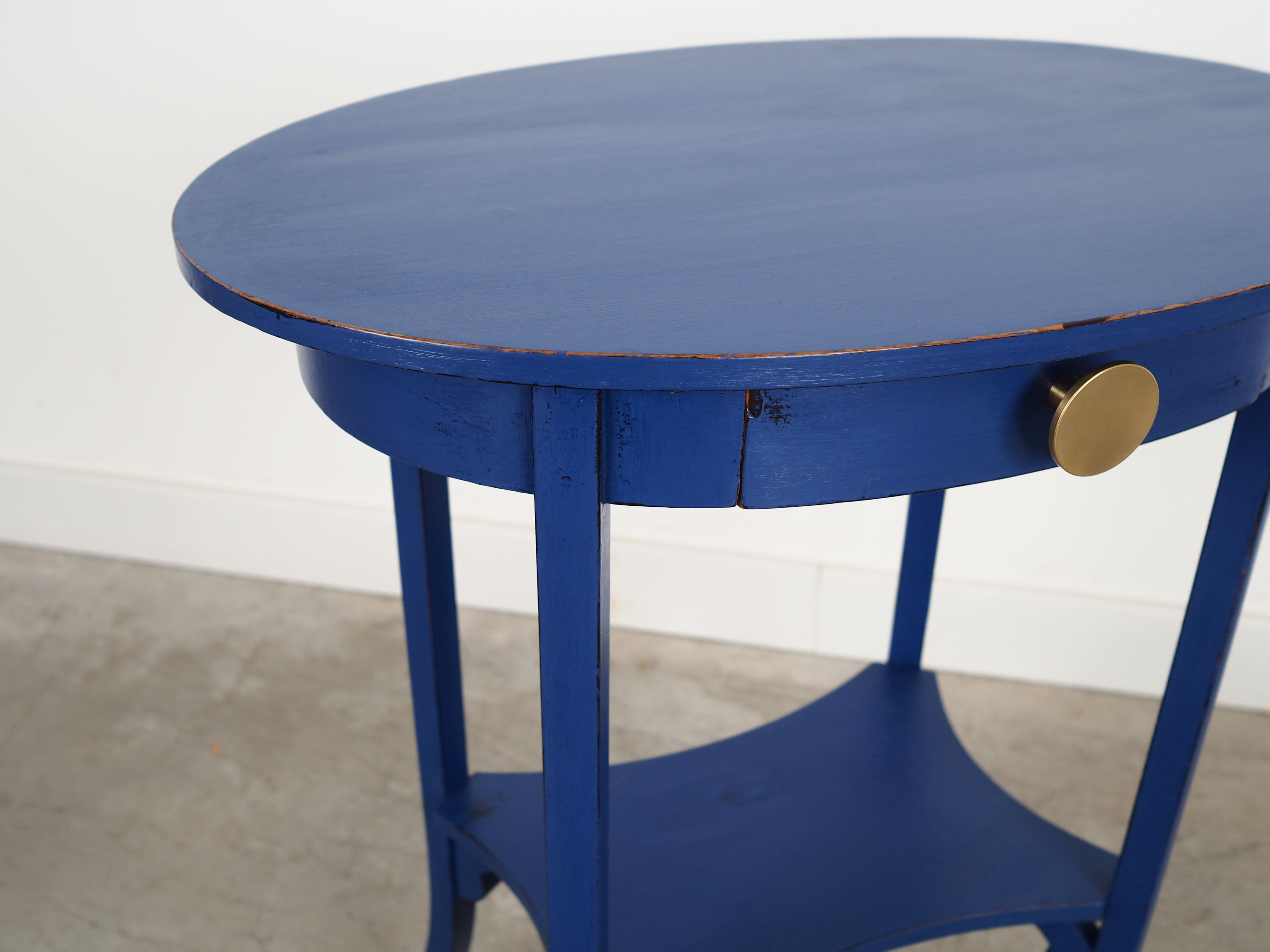 Mahogany oval coffee table, Danish design, 1960s, production: Denmark