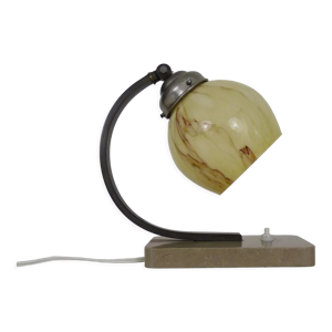 Lampe de bureau Art Déco à tête