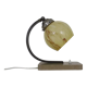Desk lamp, Art Deco table lamp with swivel head, marble base, bronze foot