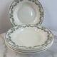 Set of 5 deep plates Badonviller Champagne collection